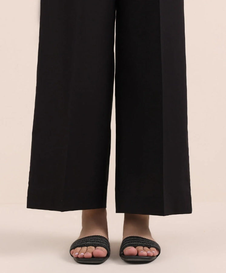 BLACK CAMBRIC CULOTTES